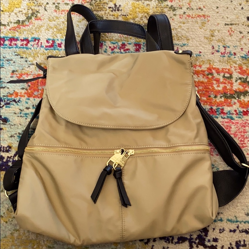 Steve Madden nylon and vegan leather backpack
